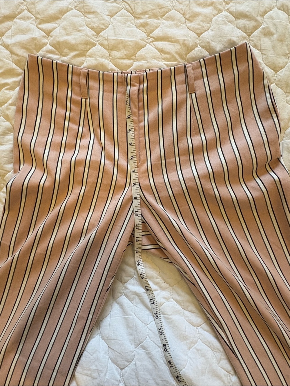 Tristan Pink Striped Wide-Leg Pants - Picture 5 of 8